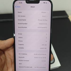 iPhone 14 Plus 256GB 黑色