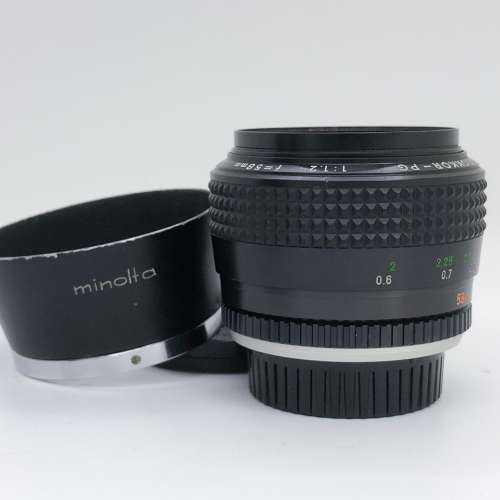 98% New Minolta 58mm F1.2 手動鏡頭, 深水埗門市可購買