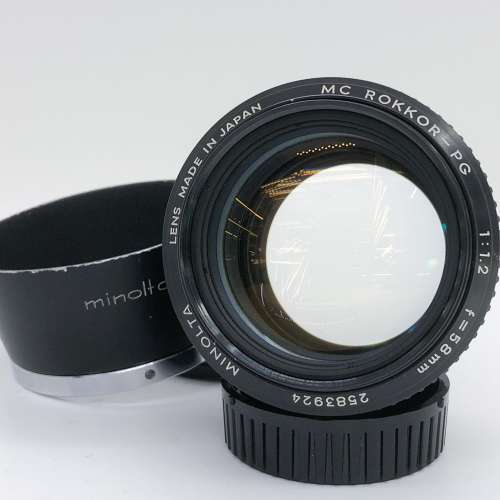 98% New Minolta 58mm F1.2 手動鏡頭, 深水埗門市可購買