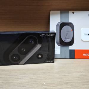 全新Nothing phone(3a) 黑色 8+128GB 港行 有單 送 全新灰色手錶watch pro