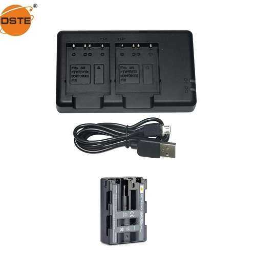 DSTE NP-FM500H Lithium-Ion Battery Pack With Charger 代用鋰電池連充電機 (1600...