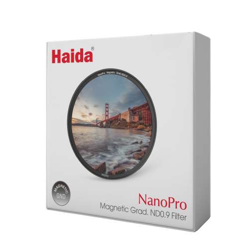 Haida NanoPro Magnetic GND8(0.9) Graduated Filter with Adapter Ring 磁吸漸灰減...