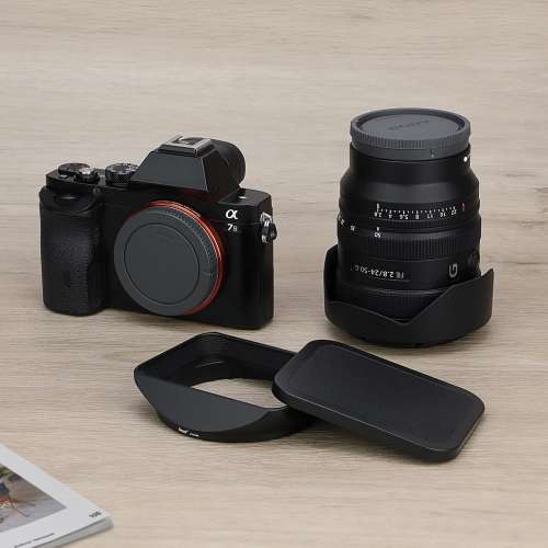 Haoge LH-E245 Metal Square Lens Hood For Sony FE 24-50mm F2.8 G Lens