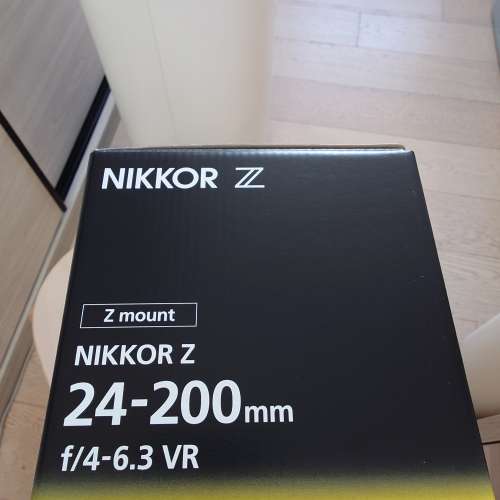 Nikon Z 24-200 f/4-6.3 VR 行貨 （吉盒一個）