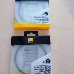 Nikon NC 77mm Filter （2 pcs)