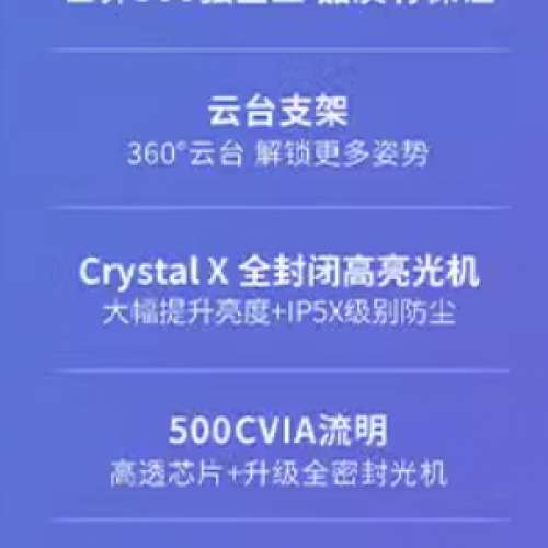 LENOVO 小新100GT 1080P投影機連原裝腳座