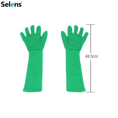 Selens Chromakey Body Suit Full Body Green Screen Suit 後期全身分離式綠幕衣