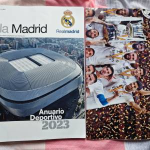 西甲皇馬real madrid 雜誌, 海報, 足球, 藍球