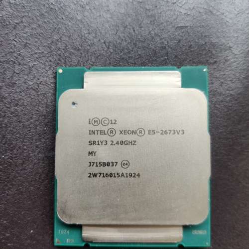 Xeon E5-2673 v3 12核24線 for X99 FCLGA2011-3 ( 清件價 )