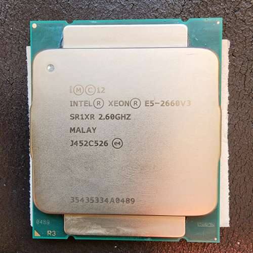 Xeon E5-2660v3 10核20線 for X99 ( 清件價 )