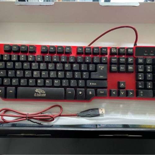 全新Keyboard 鍵盤 USB wired RH7380  R.horse