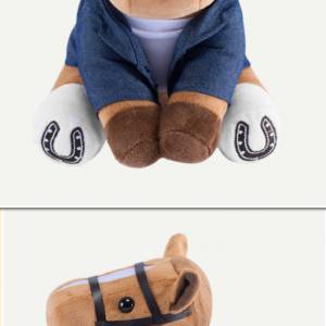 禮服造型系列The Ponyland牛仔服造型小馬毛公仔一對