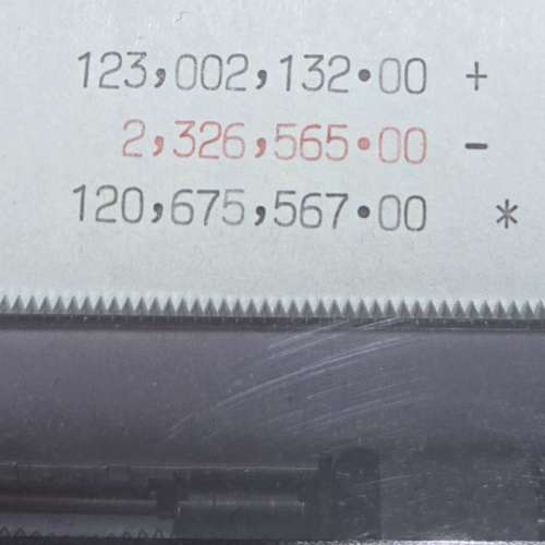 CASIO 計算機, 加數機, adding machine 可出紙,