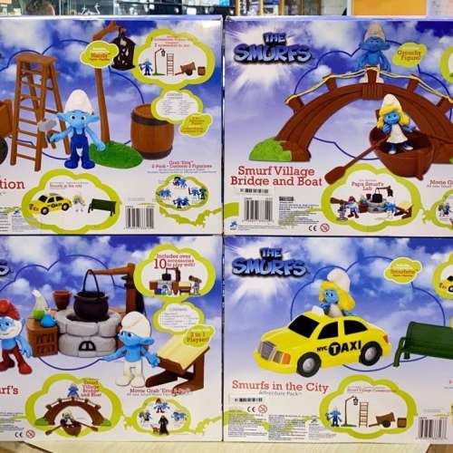 JAKKS PACIFIC THE SMURFS 藍精靈 HANDY / GROUCHY / PAPA SMURF / SMURFETTE