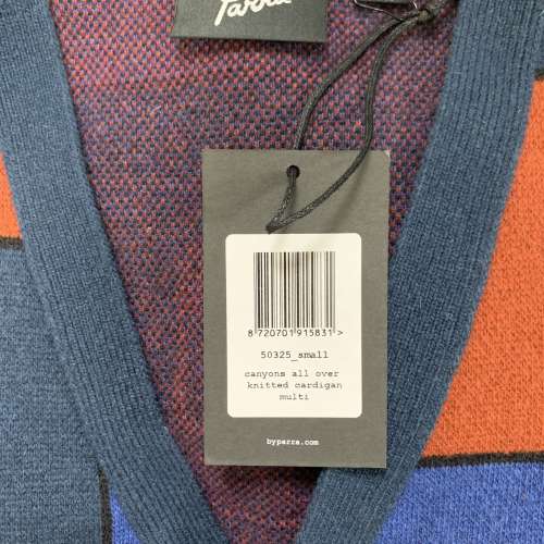 全新 PARRA 外套 有吊牌 長袖 針織衫 BY PARRA CRAYONS ALL OVER KNIT CARDIGAN 10...