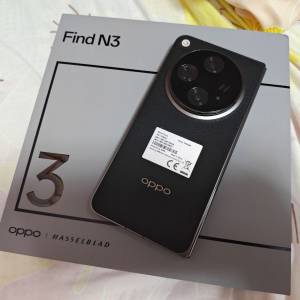 全套有保 Oppo Find N3 16+512 黑色 香港行貨