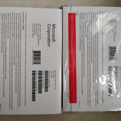 Microsoft Windows Home 10 64Bit French 1pk Licence Key & DVD Install Disk (賣...