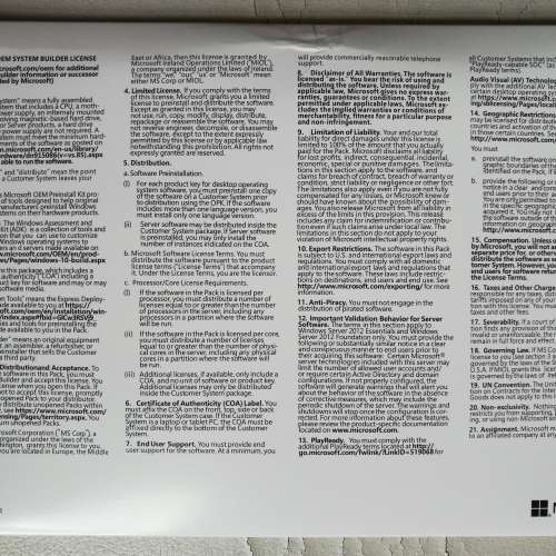 Microsoft Windows Home 10 64Bit French 1pk Licence Key & DVD Install Disk (賣...