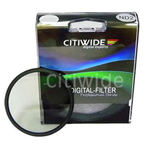 Citiwide Neutral Density Filter ND2 , ND4 , ND8 Filter 減光濾鏡  40.5mm 至 82mm