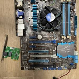 電腦硬件(Asus P8Z77-V LE Plus+Kingston HyperX DDR3-1600 (4GB X 2) + Intel i7 ...