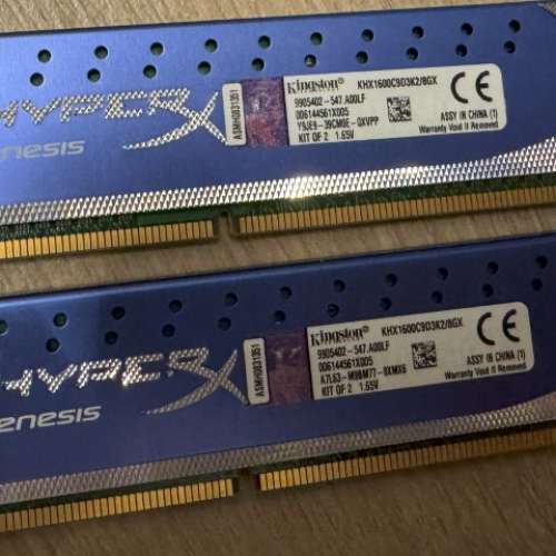 電腦硬件(Asus P8Z77-V LE Plus+Kingston HyperX DDR3-1600 (4GB X 2) + Intel i7 ...