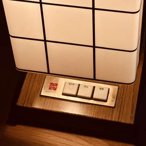 出售 昭和時期 vintage 日本 樂聲牌 National和風座枱燈一箋，日本制造，100%正常...