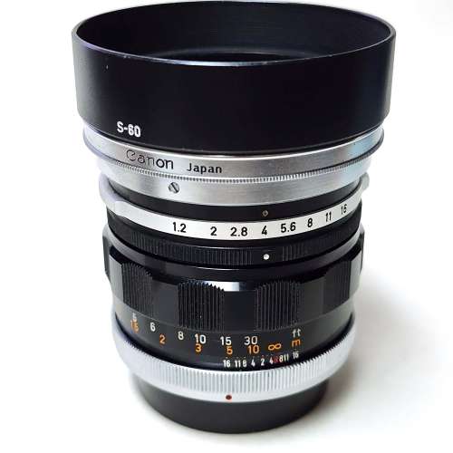 Canon FL 58mm F1.2 Lens
