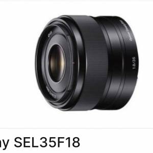 全新 Sony SEL35F18 E 35mm f1.8 OSS ( E-Mount 35mm 大光圈 防震 定焦鏡頭) - 全新...