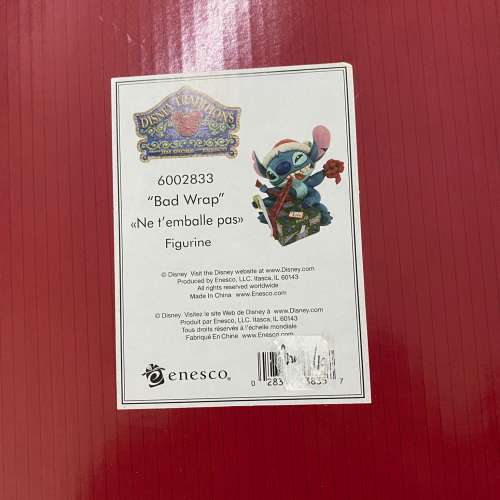 Figurine Disney – Jim Shore – Lilo et Stitch – Stitch – Ne t’emballe pas