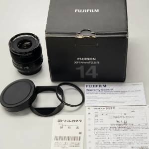 Fujifilm XF 14mm f2.8 R (日本製造 富士 廣角定焦鏡頭) - 98% New，送 金屬遮光罩...