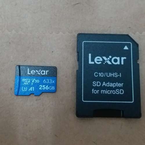全新 Lexar micro SD 256GB U3 for iPhone Samsung  華為