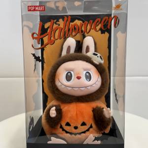 Labubu Happy Halloween Party Series - Sitting Pumpkin Vinyl Plush Pendant Brand