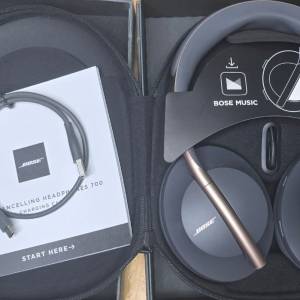 Bose700 特別版 行貨已過保 黑金特別版配色+原裝充電盒+原裝線 9成新 功能全正常 ...