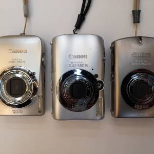 (頂級金,銀,鈦色CCD皇牌相機 ) Canon ixus 900Ti ixus 980is ixus 990is CCD Camera...