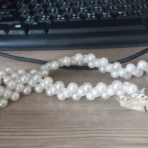 優雅仿珍珠雙圈頸鏈
