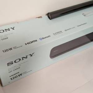 Sony 雙聲道 Soundbar HT-S100F 全新未開