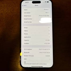iphone 14 pro max 512GB