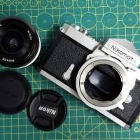 Nikon Nikomat FTN + Nikon 35mm f2.8 non ai