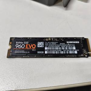 Samsung Nvme SSD 960 EVO 500GB M.2