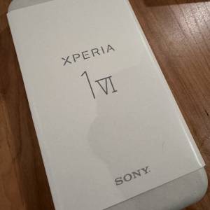 Sony Xperia 1vi 256 gb 銀白色行貨有保養