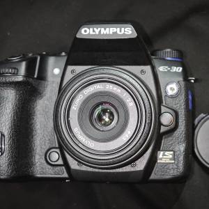 olympus E-30 E30  + 奧林巴斯 25/2.8 25mm  25 冇盒冇單冇證 冇罩 跟1電一充  功能...