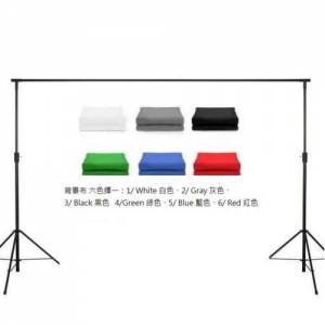 2.88m(H) x 4m(W) Studio Support Stand With 6M(W) X 3M(H) Chromakey Backdrop