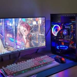 第 6代 Intel® Core™ i7 處理器 台式電競RGB 電腦主機，高配16G 記憶體，4G獨立顯...
