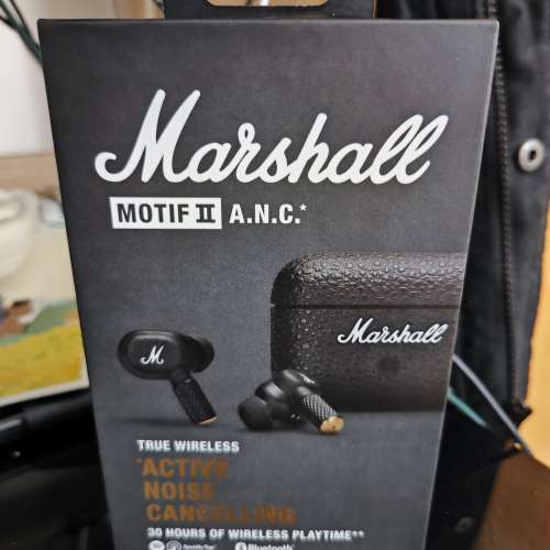 全新 Marshall Motif II ANC 耳機 行貨兩年保養