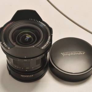 Voigtlander 10mm f5.6 with  Novoflex Leica m to sony e mount m to