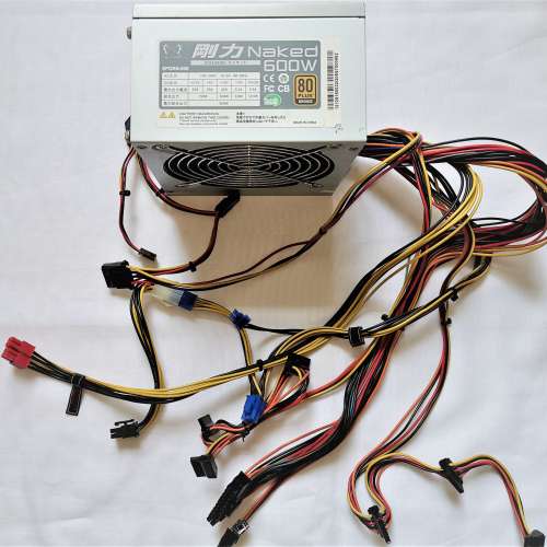 🇯🇵 GOURIKI Naked 靜音 600W 80Plus Bronze SPGRN-600 高効率電源 電腦火牛