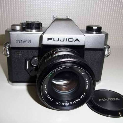 (收藏級) M42 Fujica ST801 全機械菲林機皇 / EBC Fujinon 55mm f1.8 標準鏡55mm f...