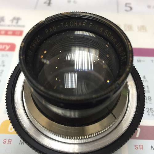 Rare 早期 Astro Berlin Pan Tachar 50mm f1.8 Black Print Leica M 連動 Sony A7R