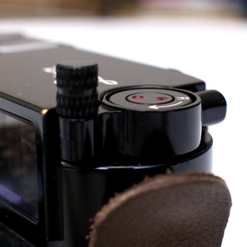 Leica Glossy Black Paint rewind crank for MP M2 M3 黑漆 黃銅製 可露銅