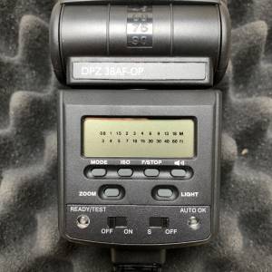 已停產 德國柏卡EXAKTA DPZ-38AF 自動節電支援TTL自動測光閃光燈